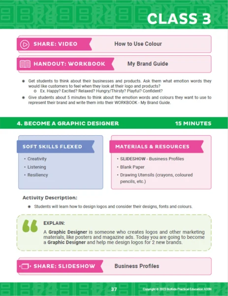 Lesson Plan Examples