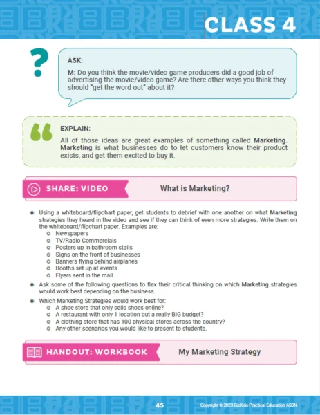 Lesson Plan Examples