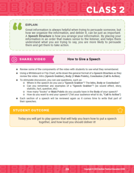 Lesson Plan Examples