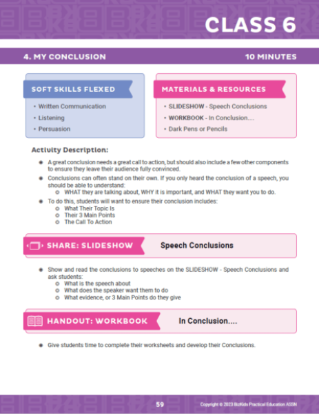 Lesson Plan Examples