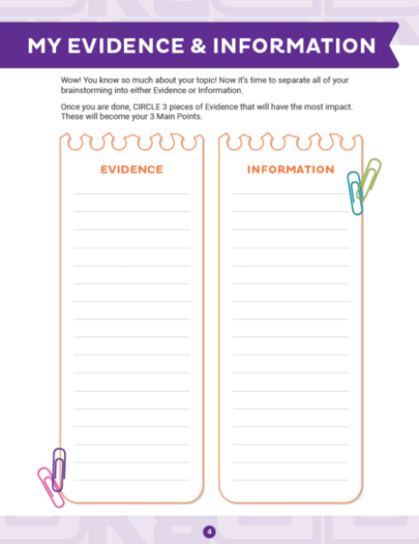 Student Workbook Examples
