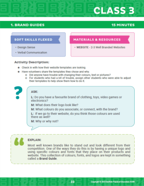 Lesson Plan Examples