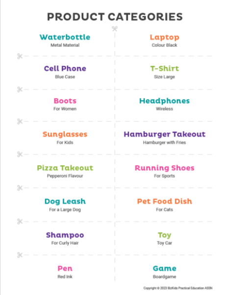 Activity Pieces Examples